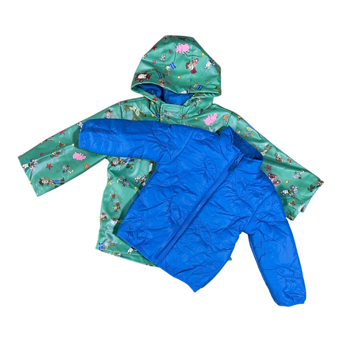 Dreamwave Toddler Relaxed Fit 3-in-1 Character Rain Jacket System