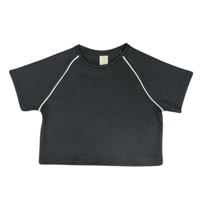 Member's Mark Girls Sandwash Tee, Short Sleeve, Crewneck with Contrast Piping
