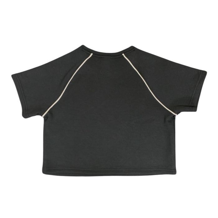 Member's Mark Girls Sandwash Tee, Short Sleeve, Crewneck with Contrast Piping