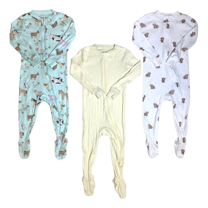 Member's Mark Baby Organic Cotton Sleep & Play Set, 3-Pack