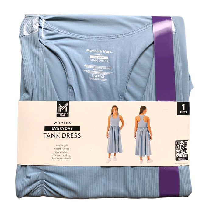 Member's Mark Women's Everyday Tank Dress, Mid-Length with Racerback Top