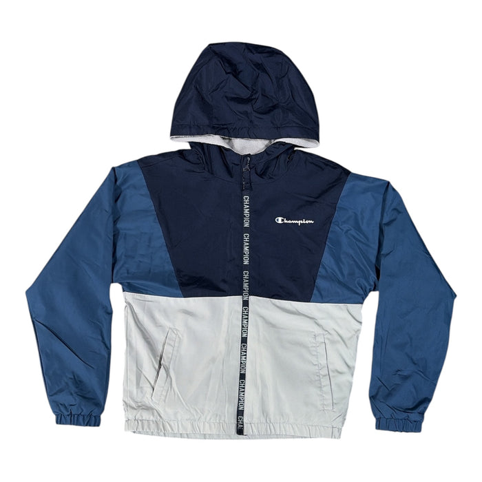 Champion Boys Regular Fit Fleeced Lined Colorblocked Windbreaker Jacket
