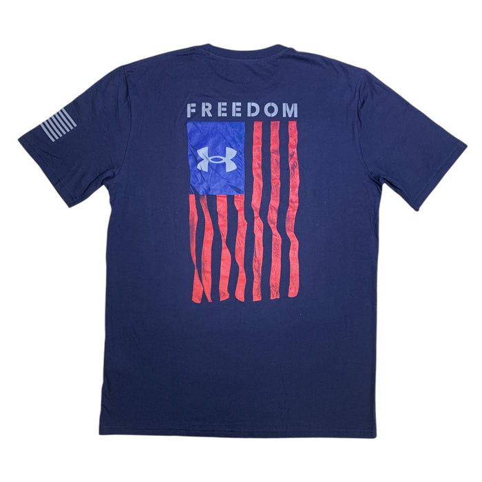 Under Armour Men's Freedom Flag T-Shirt with Distressed Logo – Style 6004096