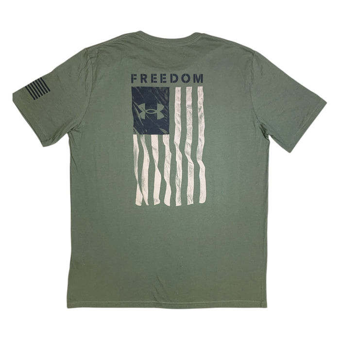 Under Armour Men's Freedom Flag T-Shirt with Distressed Logo – Style 6004096