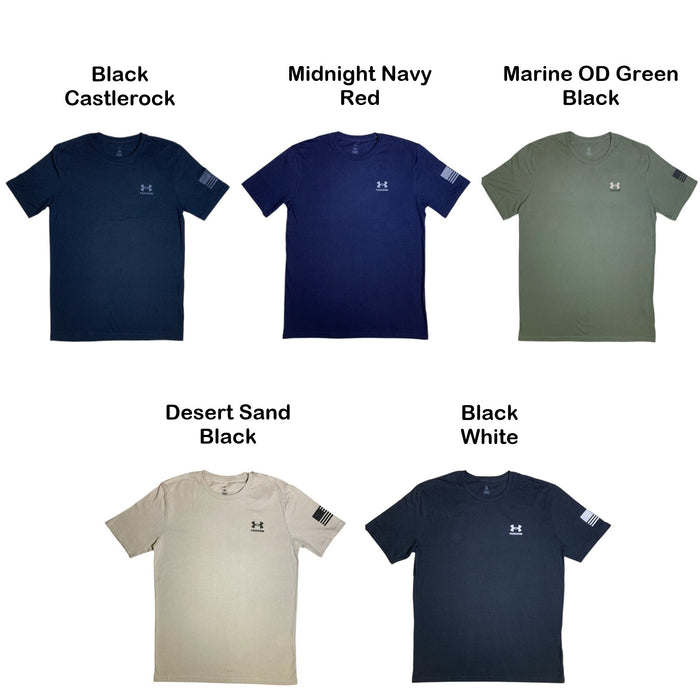 Under Armour Men's Freedom Flag T-Shirt with Distressed Logo – Style 6004096