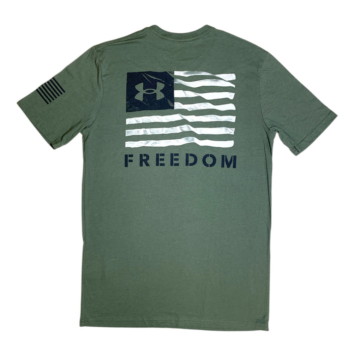 Under Armour Men's Freedom Flag T-Shirt with Distressed Logo – Style 6004097