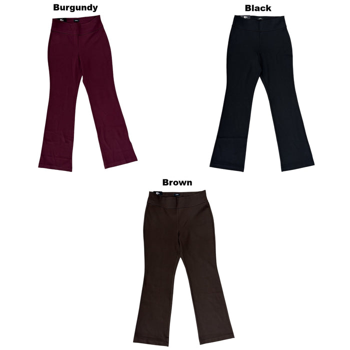 Express Women's Lightweight Soft Knit Pull-on Bootcut Ponte Pant
