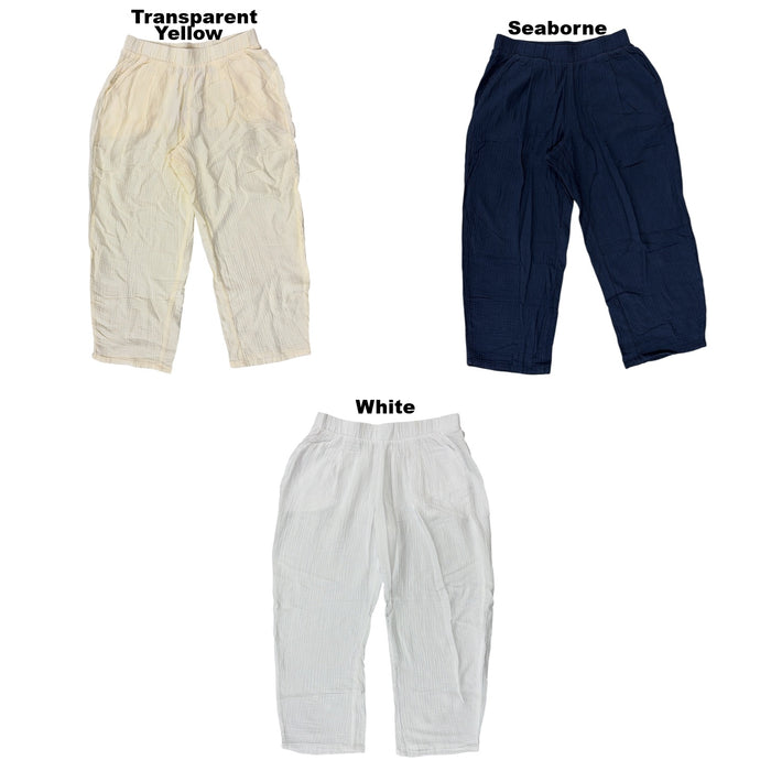 Edited by Hunter McGrady Gauze Barrell Lightweight Pull-On Pants
