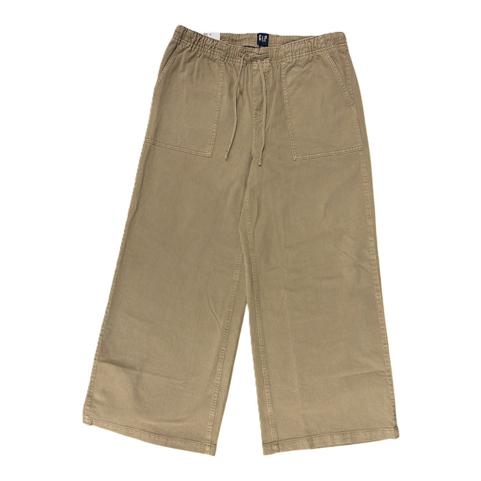 Gap Women's Lightweight Wide-Leg 100% Cotton Twill Drawstring Pant