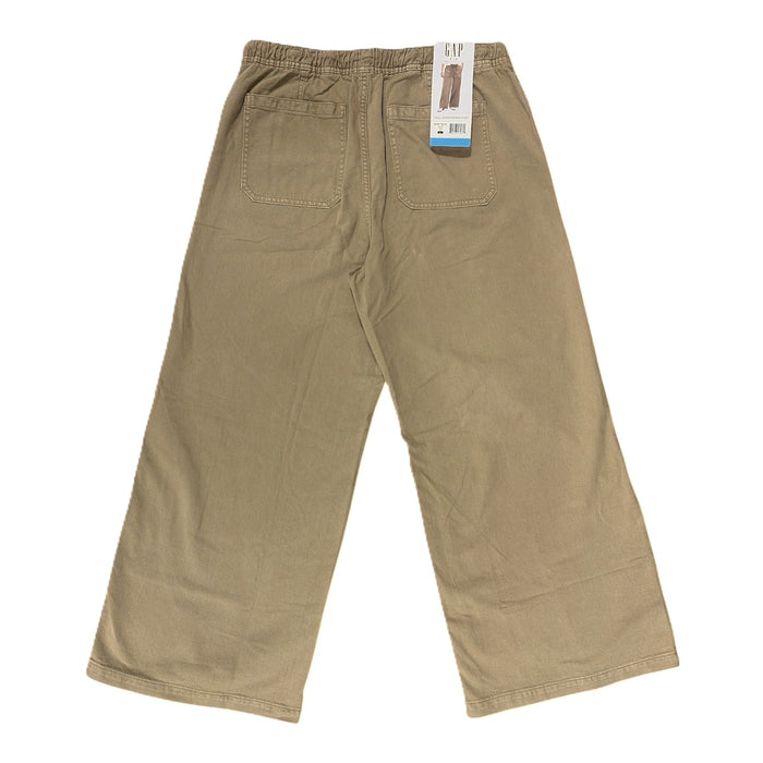 Gap Women's Lightweight Wide-Leg 100% Cotton Twill Drawstring Pant