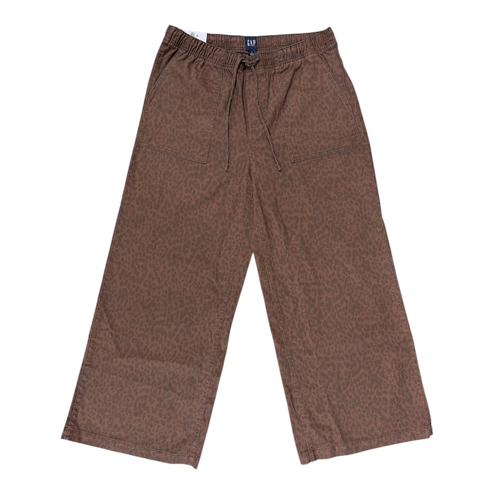 Gap Women's Lightweight Wide-Leg 100% Cotton Twill Drawstring Pant