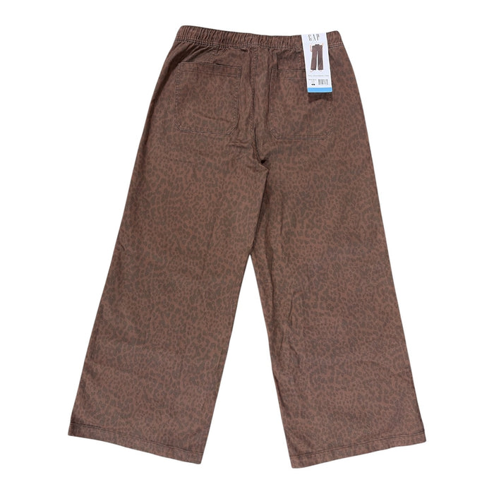 Gap Women's Lightweight Wide-Leg 100% Cotton Twill Drawstring Pant