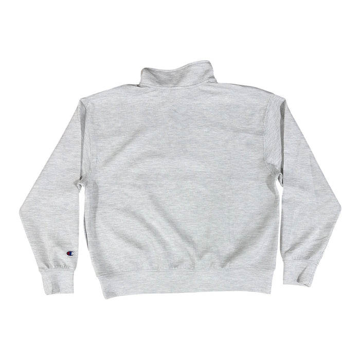 Champion Women's Regular Fit Air Layer Ribbed Quarter-Zip Mock Neck Pullover