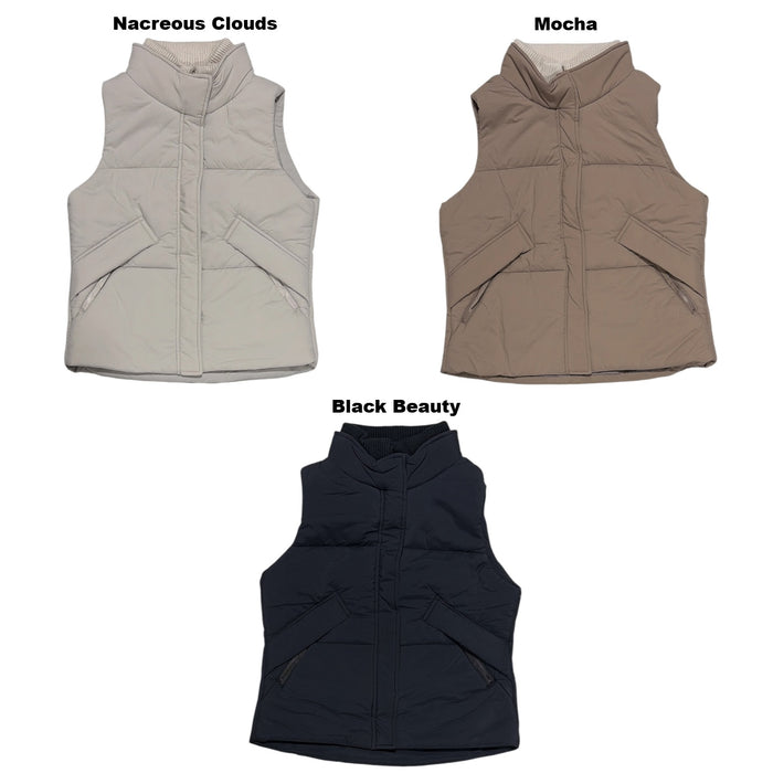 Outdoor Voices Women's Lightweight Relaxed Fit Medium Insulated Puffer Vest