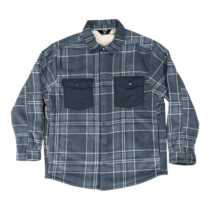 Member's Mark Mens Everyday Snap Closure Relaxed Fit Fleece Shacket