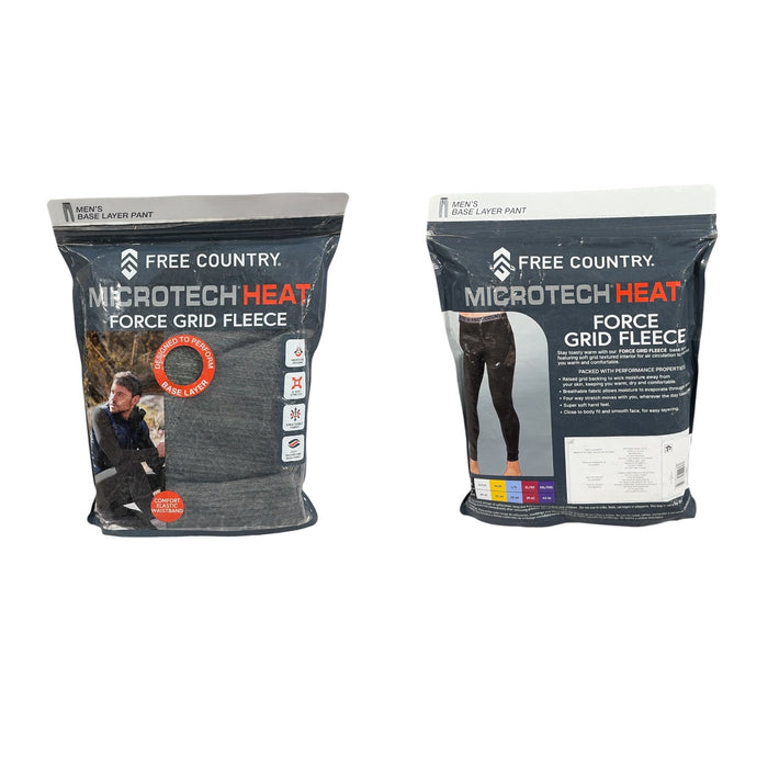 Free Country Men's lightweight Microtech Heat Base Layer Pants