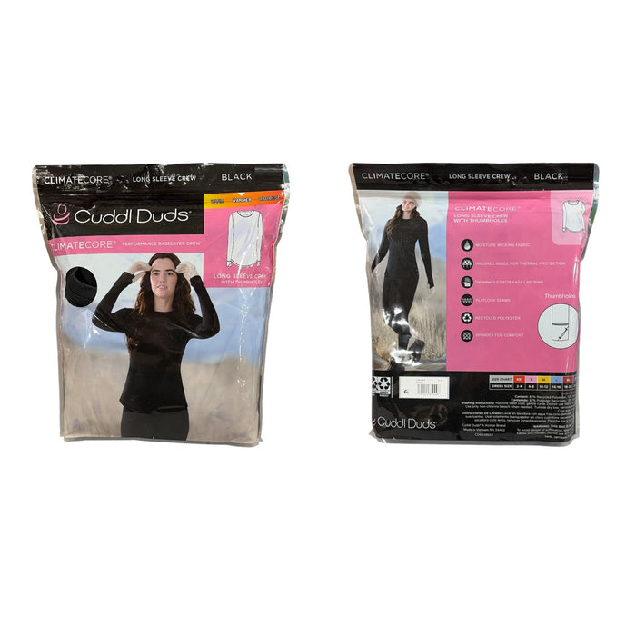 Cuddl Duds Women's Comfort Fit ClimateCore® Baselayer Long Sleeve Crew