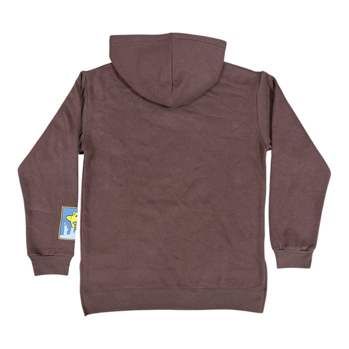 Freeze Women's Relaxed Fit Character Patchwork Destination Brushed Fleece Hoodie
