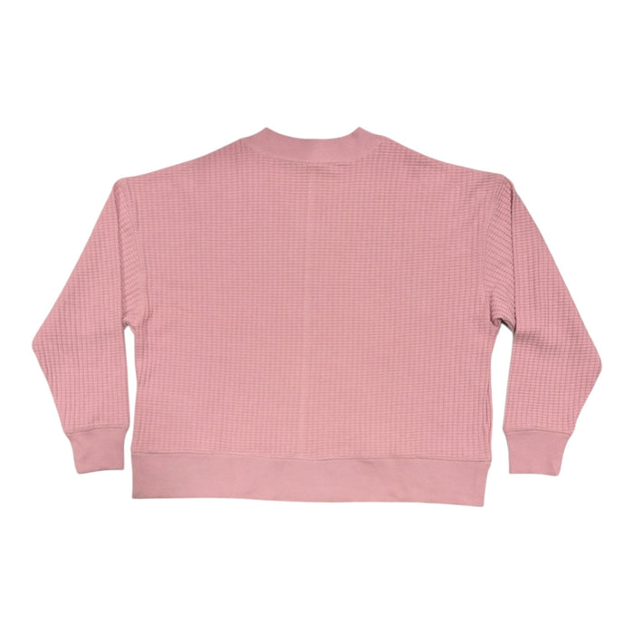 Seven7 Women's Soft And Cozy Waffle V-Neck Long Sleeve Comfortable Top