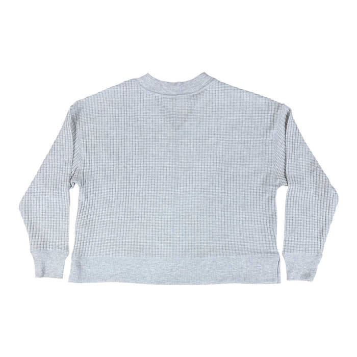 Seven7 Women's Soft And Cozy Waffle V-Neck Long Sleeve Comfortable Top