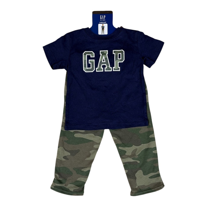 GAP Kids Toddler Boys' soft graphic 2-Piece comfortable Pant Set