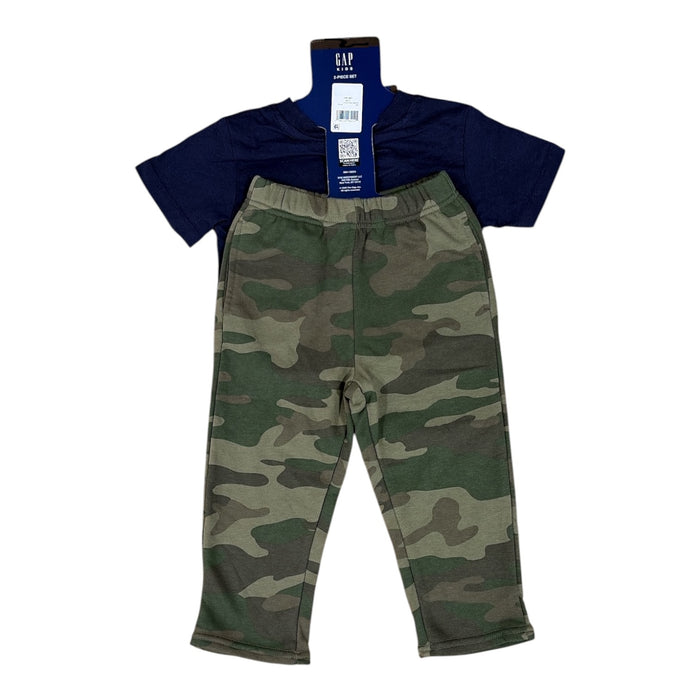 GAP Kids Toddler Boys' soft graphic 2-Piece comfortable Pant Set