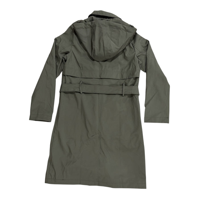 DKNY Women's Classic Fit Single Breasted Hooded Trench Coat