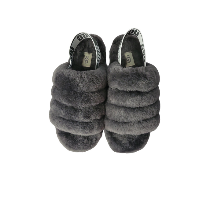 UGG Women's Fluff Yeah Slide Soft Sheepskin Insole & Upper Slippers, 1095119