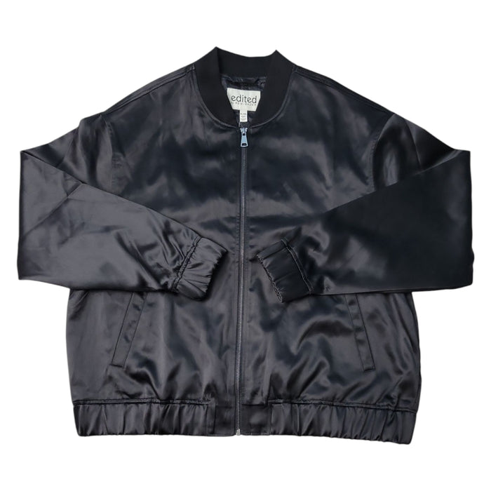 Edited by Remi Bader Women's Satin-Style Bomber Jacket