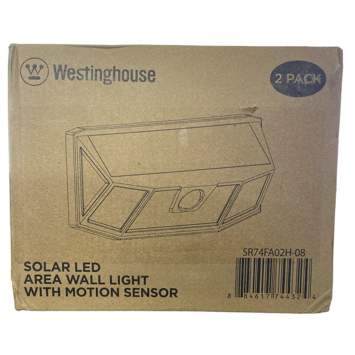 Westinghouse Solar LED Area Wall Light with Motion Sensor (Pack of 2)