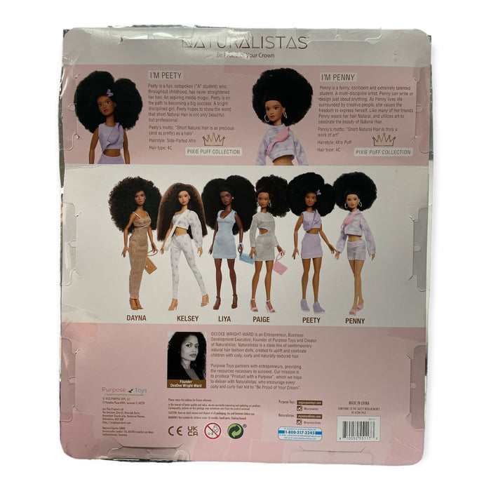 Naturalistas I'm Peety & I’m Penny African American Fashion Dolls 2 Pack