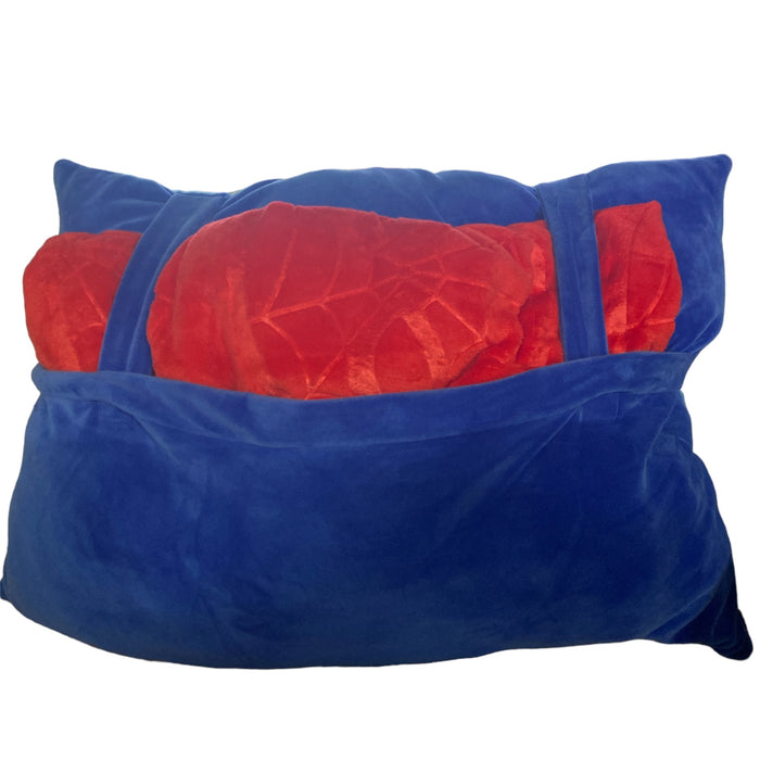 Marvel Spider-Man "I'm with Spidey" Pillow Pocket Throw 2-Pc. Set