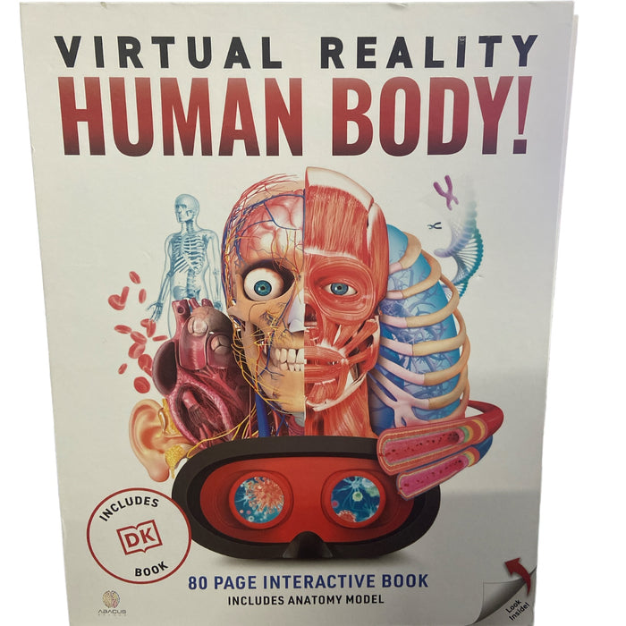 Abacus Brands Human Body, Illustrated Interactive VR Book, STEM Learning