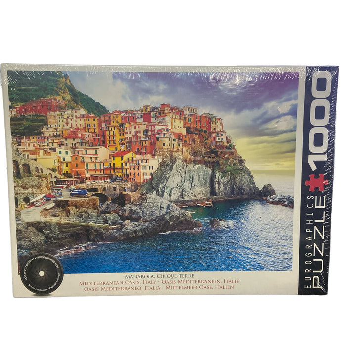 EuroGraphics Cinque Terre Manarola Italy Puzzle (1000 Piece)