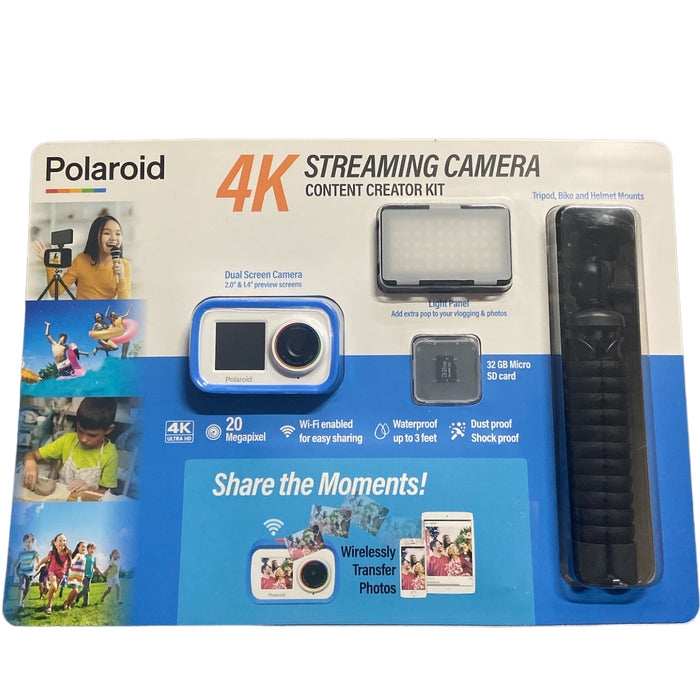 Polaroid 4k Ultra HD Action Cam Kit, Content Creator Kit