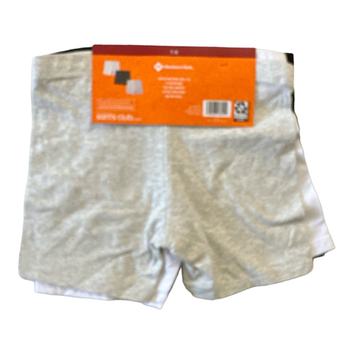 Member's Mark Girl's 3-Pack Favorite Cartwheel Shorts (Stripe/Black/Silver, 7/8)