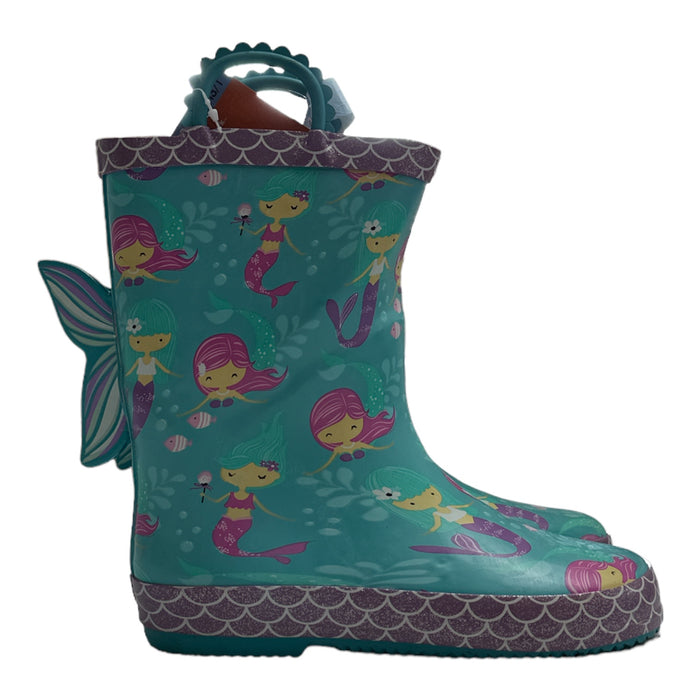 Member's Mark Girl's Waterproof Easy Pull-On Lined Rain Boots