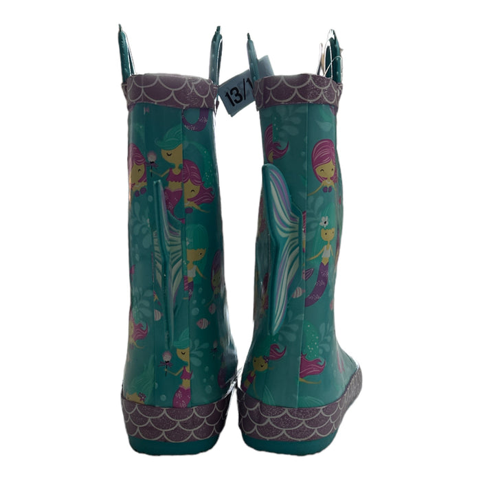 Member's Mark Girl's Waterproof Easy Pull-On Lined Rain Boots