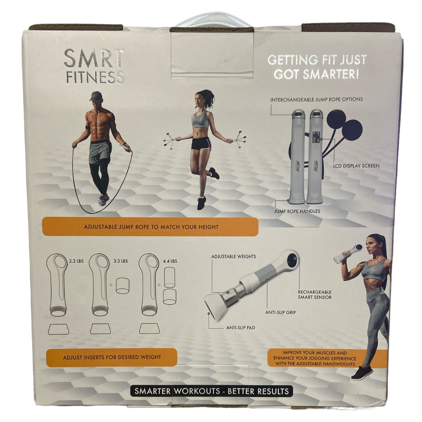 Motag Smrt Fitness Handweights and Jump Rope Workout Kit