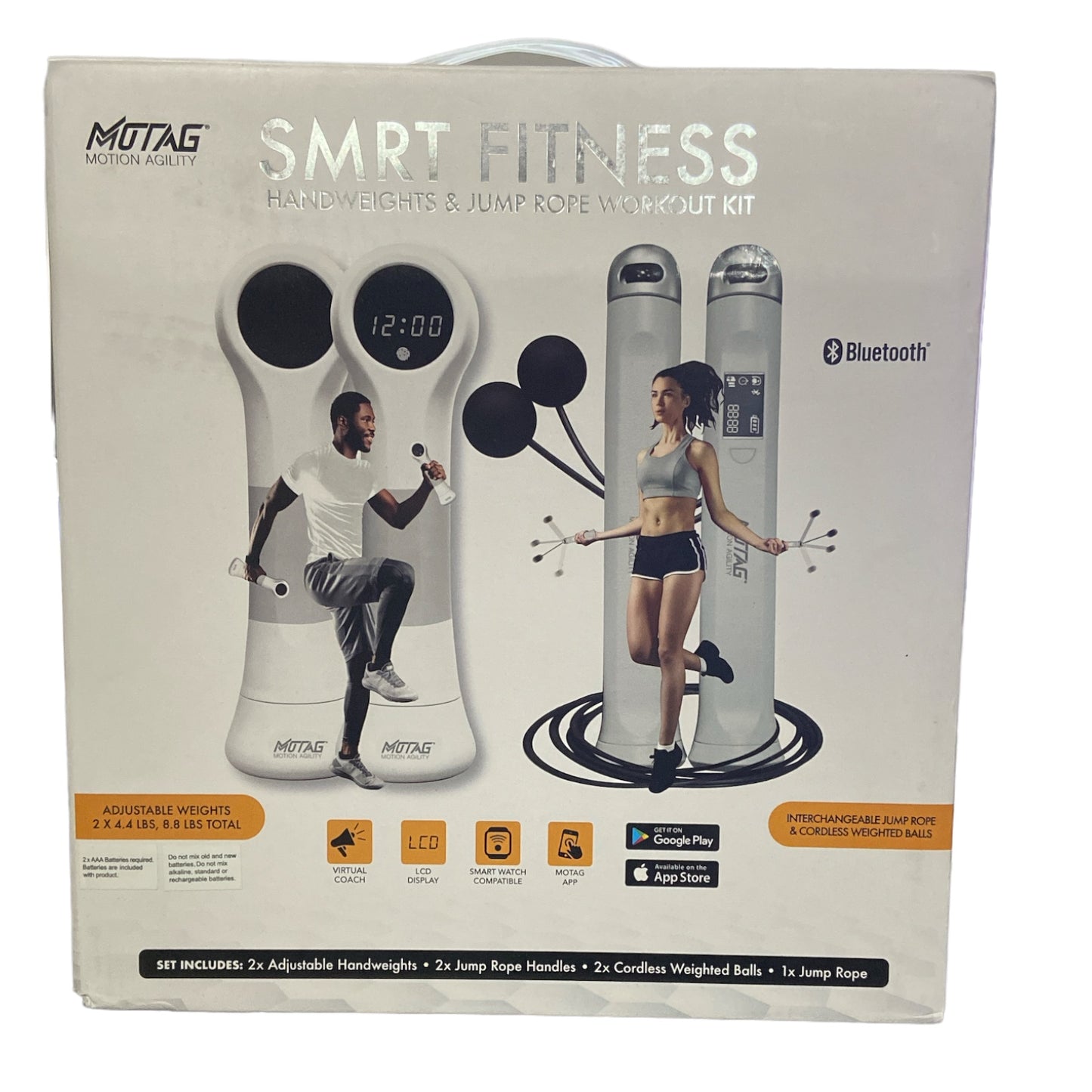 Motag Smrt Fitness Handweights and Jump Rope Workout Kit