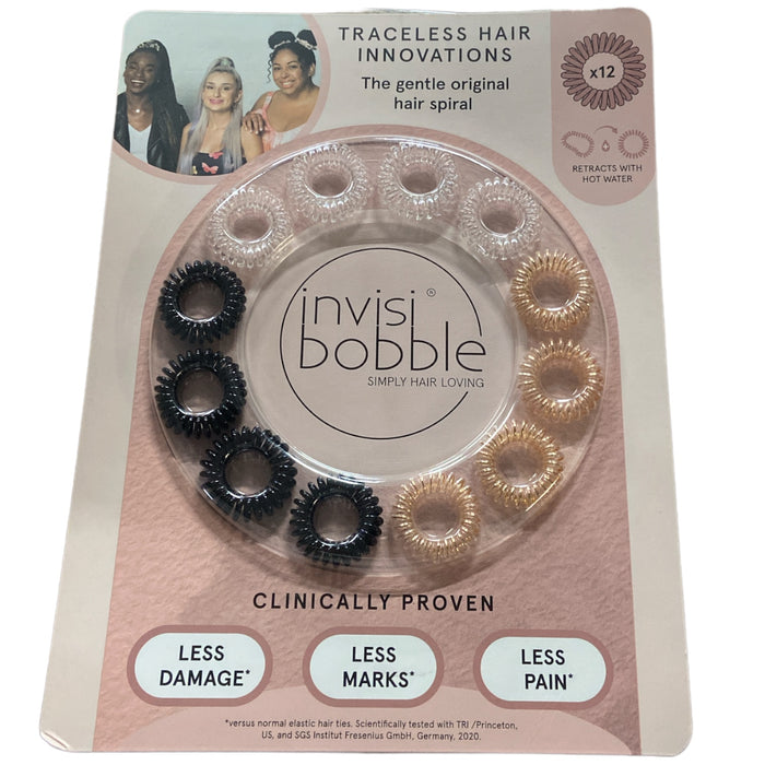 invisibobble Happy Healthy Hair Bundle (12 Spirals)