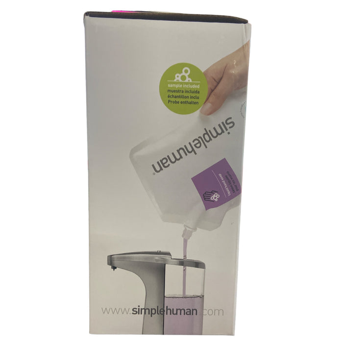 Simplehuman 8 oz. Touch-Free Sensor Liquid Soap Pump Dispenser, Brushed Nickel