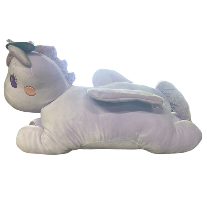 Member's Mark Large 35" Kids Glow-In-The-Dark Soft Squishy Pillow, Unicorn