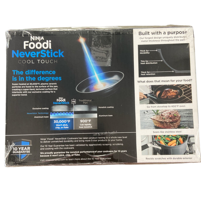 *Open Box* Ninja Foodi NeverStick Premium Cool Touch Hard-Anodized 14pc Cookware