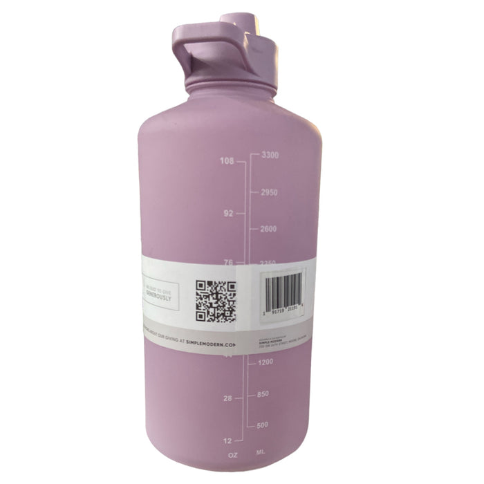 Simple Modern 1 Gallon 128oz Water Bottle with Straw Lid, Ounce Markers, Ombre