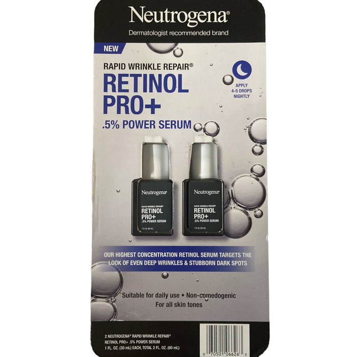 Neutrogena Rapid Wrinkle Repair Retinol Pro+ .5% Power Serum (1 fl. oz., 2 pk.)