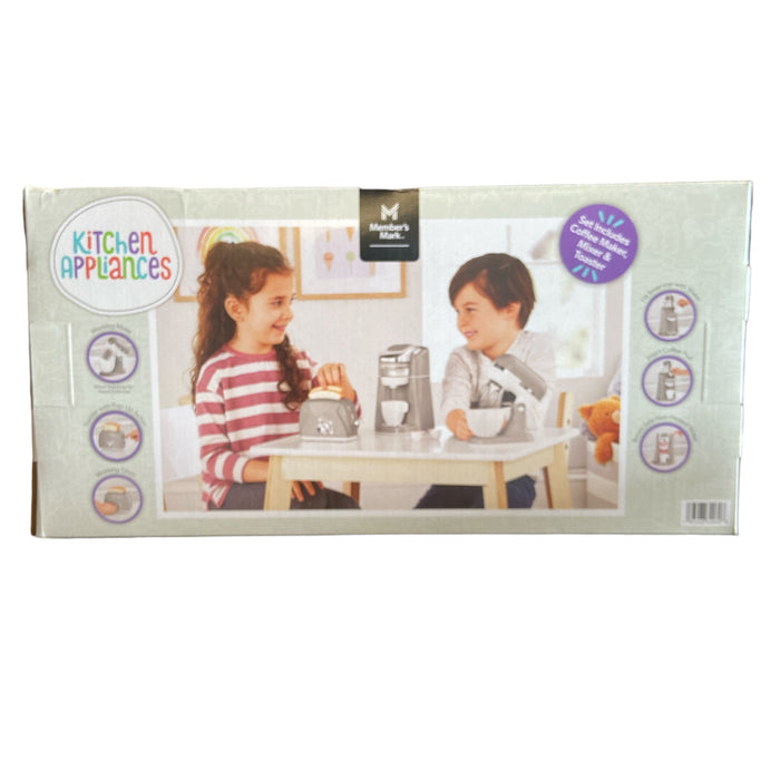 Member's Mark Gourmet Kitchen Appliance PLAYSET for Kids (Grey)