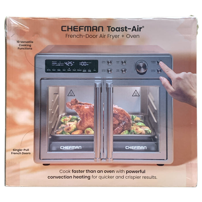 Chefman Toast-Air 10-in-1 French Door Air Fryer & Oven Combo, 26-Qt. Capacity