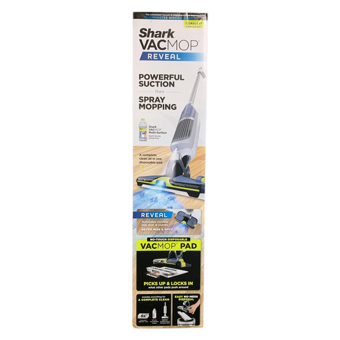 Shark VACMOP Reveal, Cordless Hardfloor Vacuum and Spray Mop System
