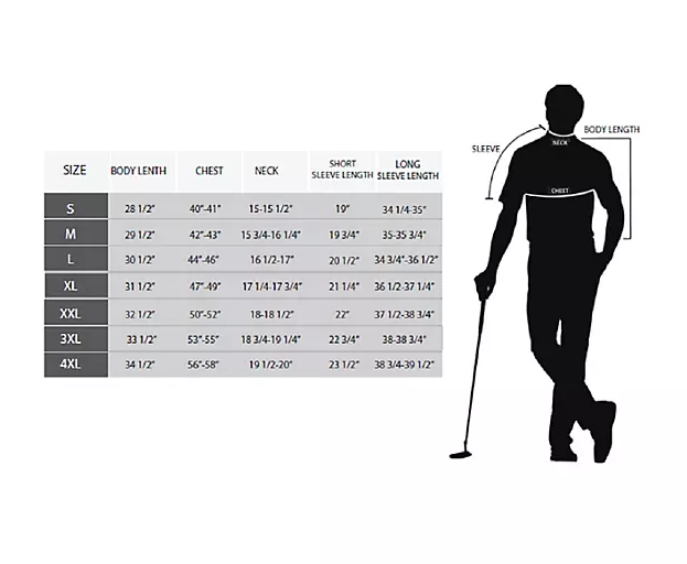 Greg Norman Men's Moisture Wicking Performance Golf Polo